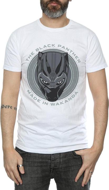 Immagine prodotto Black Maglietta in cotone Made in Wakanda Uomo (3XL)