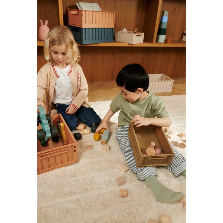 Produktbild Liewood 2Pack Aufbewahrungsbox Weston M Whale (25 cm, 2x)