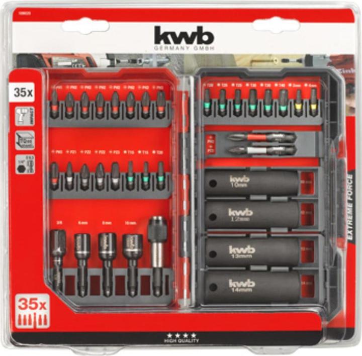 Produktbild kwb Bitbox Impact 35tlg L-Box