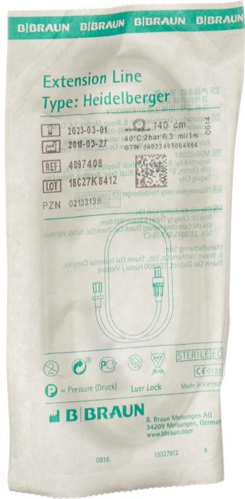 Immagine prodotto B.Braun B. Braun Extension Line Tipo Heidelberger 140cm Luer Lock