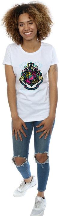 Actual product image Womens/Ladies Hogwarts Crest Cotton T-Shirt (XL)