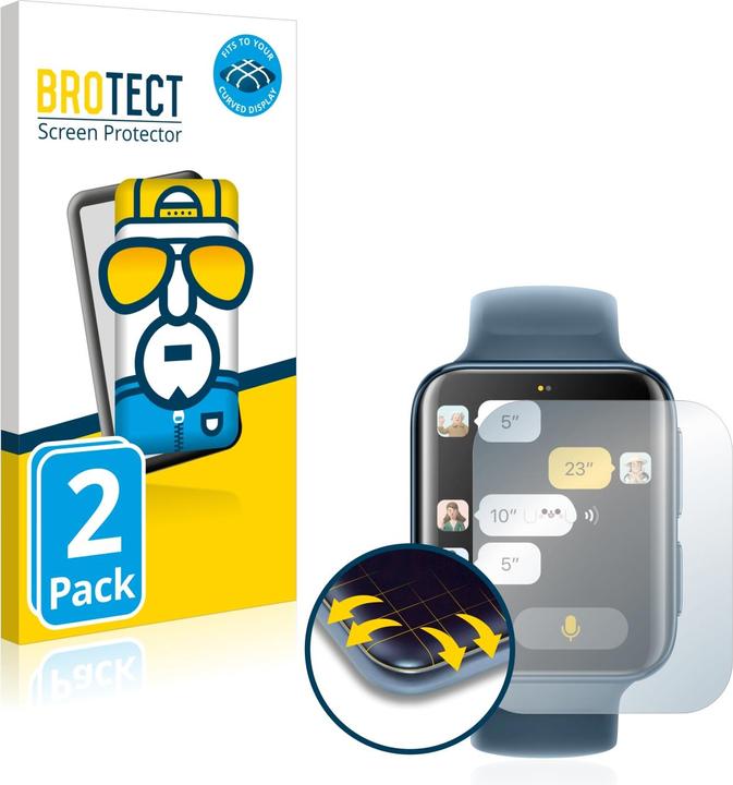 Productafbeelding BROTECT Volledig bedekkende screen protector (Honor Magic Watch 2)