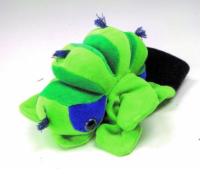 Actual product image Beleduc Hand puppet caterpillar