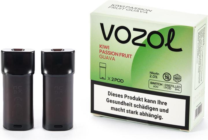 Vozol Switch 600 POD, Kiwi Passionfruit Guava (1 x)