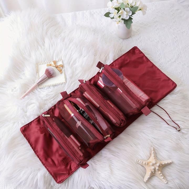 Actual product image Only-Bags.Store Detachable four in one make-up bag Portable Travel, large capacity cosmetic storage washing