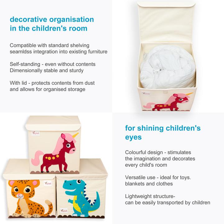 Actual product image Intirilife Storage box with lid for children (33.50 cm)
