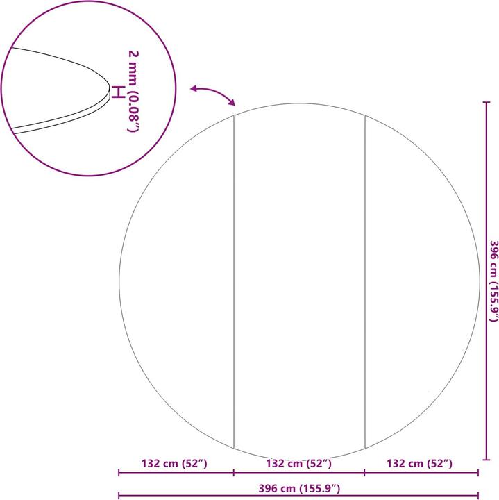 Produktbild vidaXL Poolabdeckung