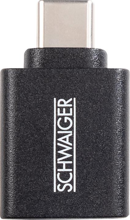 Immagine prodotto Schwaiger Ladeadapter USB3.1C->USB3.0A schwarz