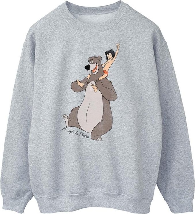 Immagine prodotto Disney Felpa donna/donna Classic Mowgli and Baloo (S)