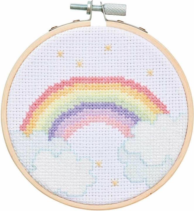 Actual product image Rico Design Stickpack.cross stitch.mini kit rainbow.