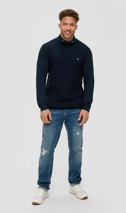Produktbild s.Oliver Strickpullover Strickpullover mit Rollkragen (XXL)