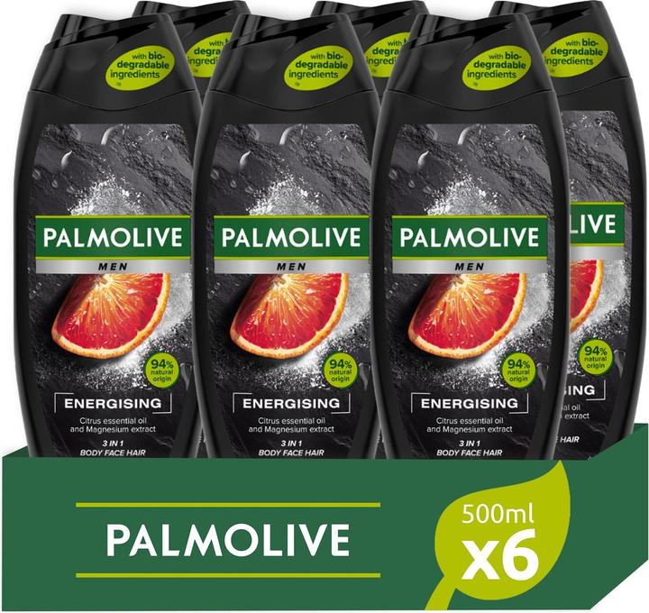 Produktbild Palmolive Men Energising (500 ml, Flüssiges Shampoo)
