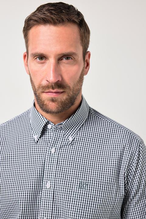 Actual product image JP1880 Easy Care Button Down Collar Comfort Fit Check Shirt (4XL)