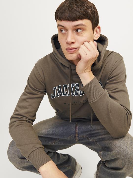 Actual product image Jack & Jones Jjecaleb Varsity Sweat Hood Noos (XS)