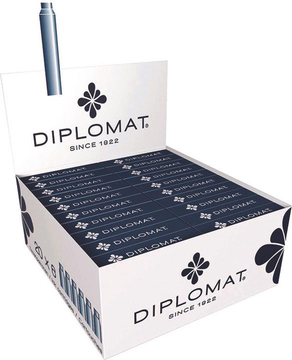 Produktbild Diplomat Tintenpatronen 6 Stck (6 Stück, Schwarz)