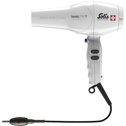 Actual product image Solis Swiss Perfection 360º ionic PRO weiss Profi-Haartrockner von mit 50% mehr Luftdruck (440)