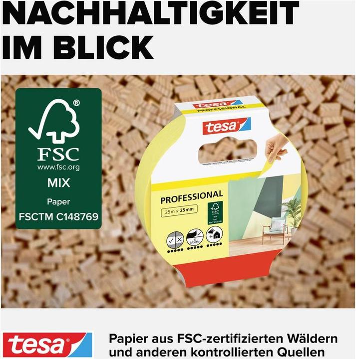 Immagine prodotto tesa 2x ruban de peintre PROFESSIONAL (25 mm)