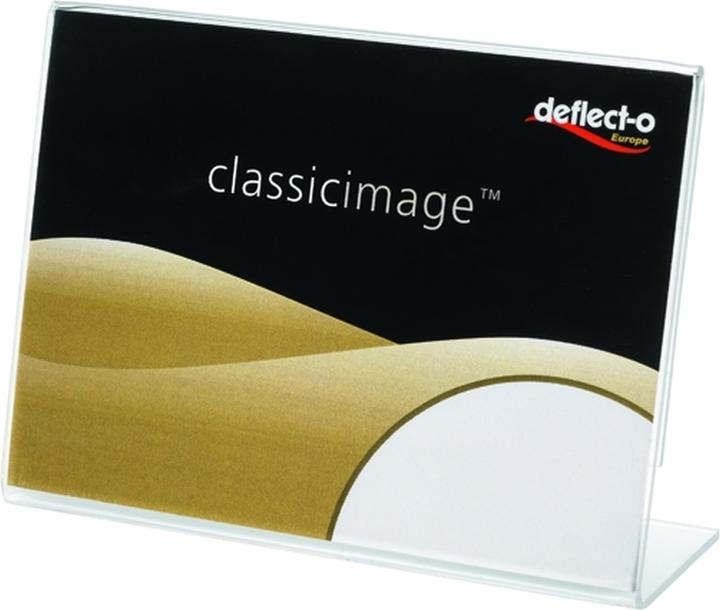 Produktbild Deflecto Tischaufsteller Classic Image 480201 A8, quer, schräg (A8)