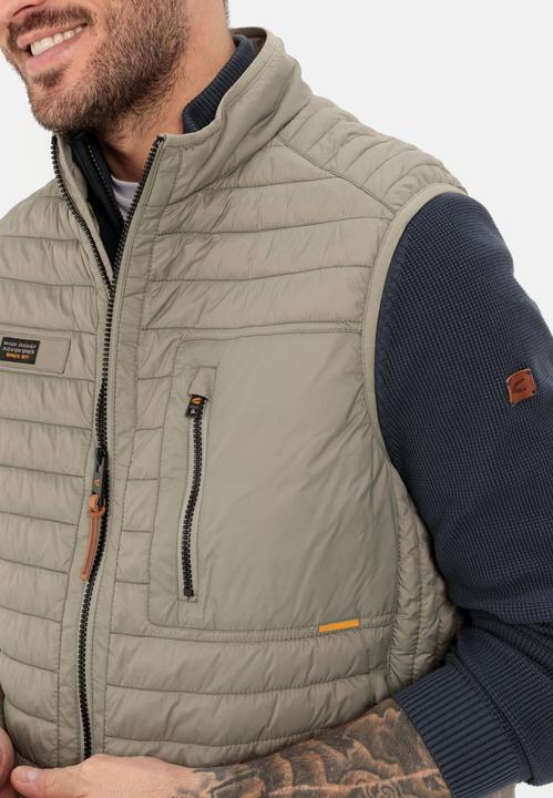Actual product image Camel Active Lightweight quilted gilet made from recycled polyamide (54)