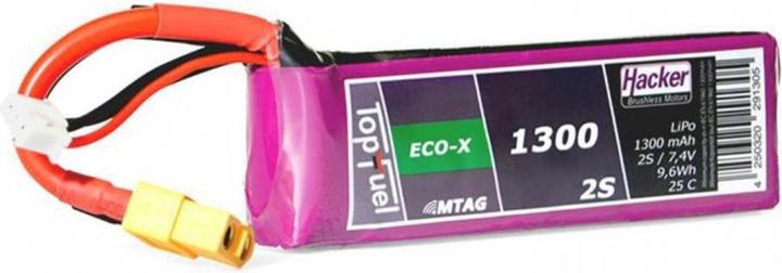 Image du produit Hacker Pack LiPo TF ECO-X 1300mAh 2S MTAG (7.40 V, 1300 mAh)