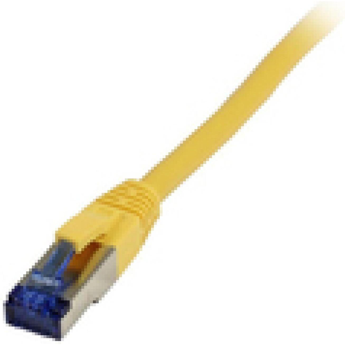 Synergy 21 Patchkabel RJ45, CAT6A 500Mhz, 5m, gelb, S-STP(S/FTP), TPE(Superflex), AWG26 (S/FTP, CAT6a, 5 m), Netzwerkkab...