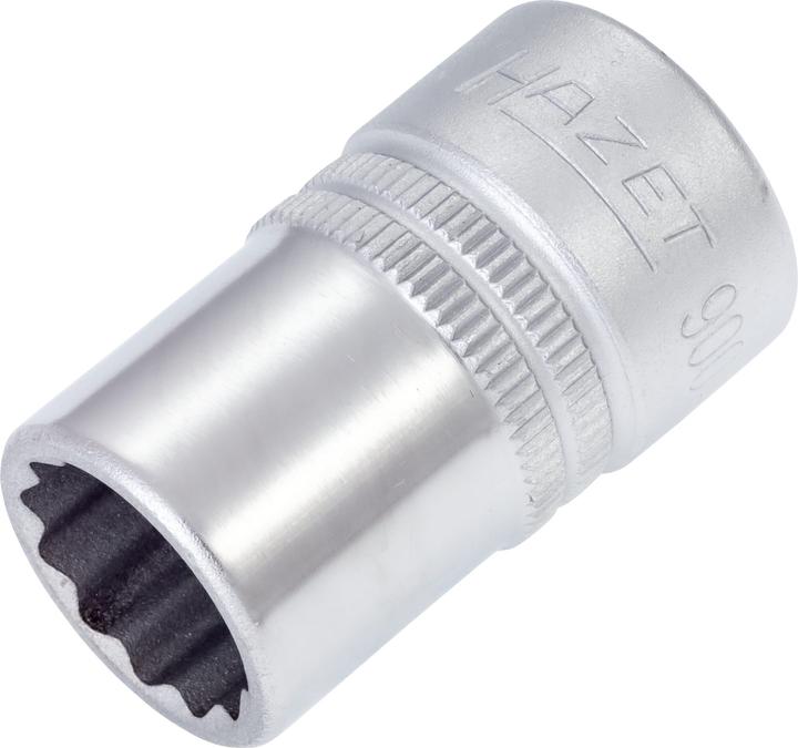 Produktbild HAZET Steckschlüsseleinsatz ∙ Doppelsechskant 900AZ-9/16 ∙ Vierkant12,5 mm (1/2 Zoll) ∙ Aussen Doppe… (9/16")
