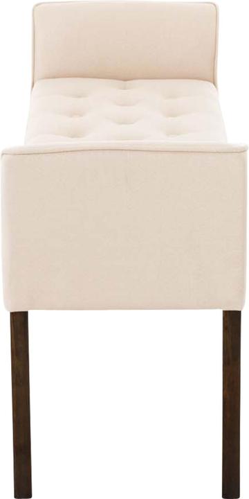 Image du produit CLP Chaise longue Cleopatra, antique-foncée, crème (128 cm)