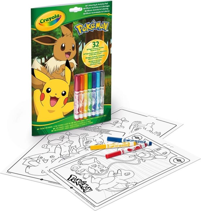 Productafbeelding Crayola Creatief Pokemon Activiteitenalbum en