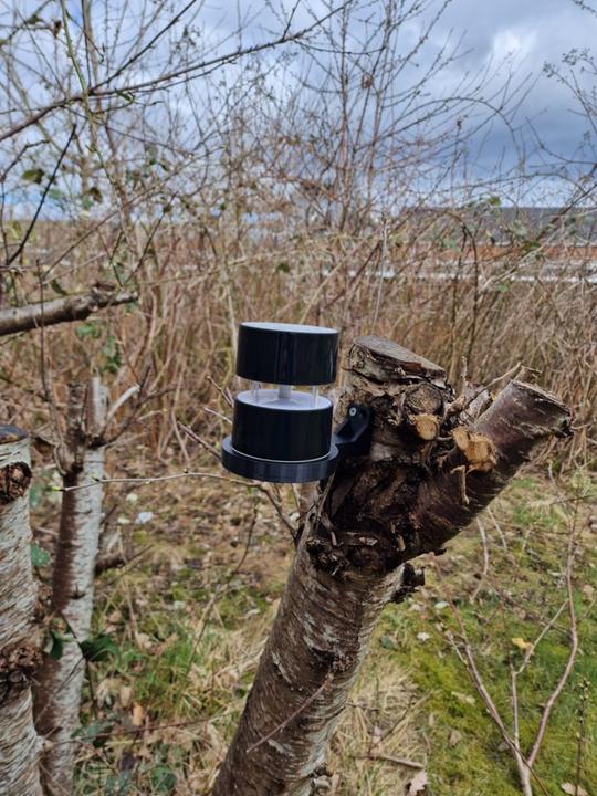 Actual product image Light Solutions Wall mount for Netatmo Rain Gauge