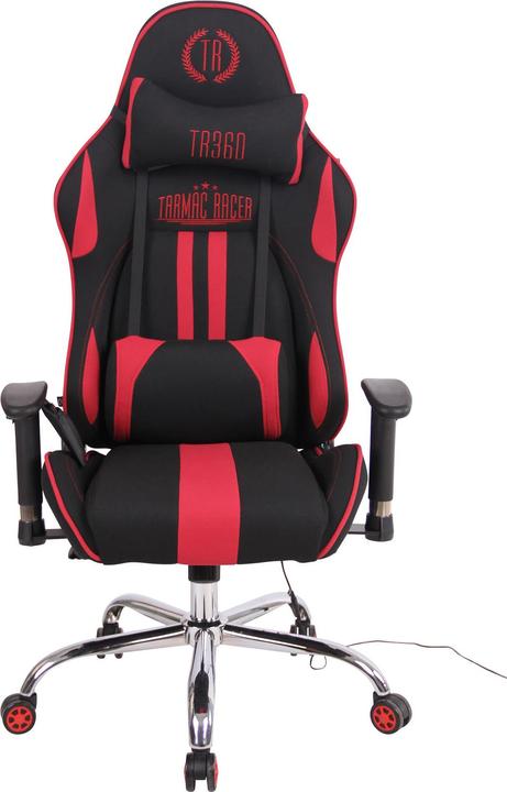 Actual product image CLP Limit XM office chair fabric, black/red