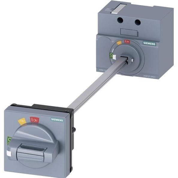 Siemens, Quadro elettrico portatile, Operatore rotativo montato su porta IEC