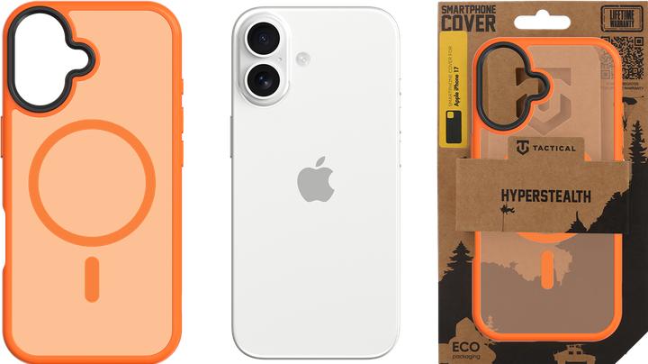 Productafbeelding Tactical MagForce Hyperstealth Cover for iPhone 17 Agent Orange (Apple iPhone 17)