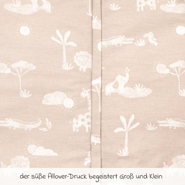 Immagine prodotto Julius Zöllner Sacco a pelo per tutto l'anno Organic Jungle Dream 80 cm (80 cm)
