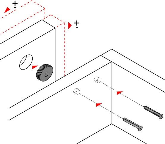 Produktbild Hettich Frontversteller (1 Stk.)