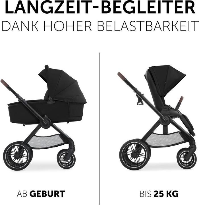Actual product image Hauck 3in1 pushchair set Walk N Care Air Trio pushchair 3 in 1
