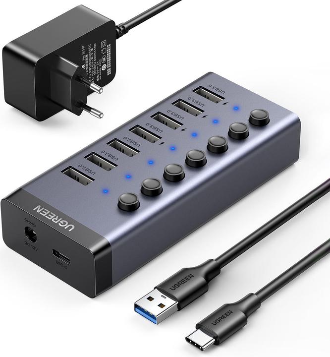 Ugreen multifunction HUB 7in1 (USB-C, 8 Ports)