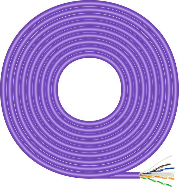 Actual product image Aisens BOBINA CABLE RED RJ45 LSZH CAT.6 UTP RIGIDO CCA 100M (CAT6, 100 m)