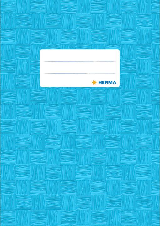 Actual product image HERMA Exercise book cover, DIN A5, made of PP, light blue muted (A5, Soft cover)