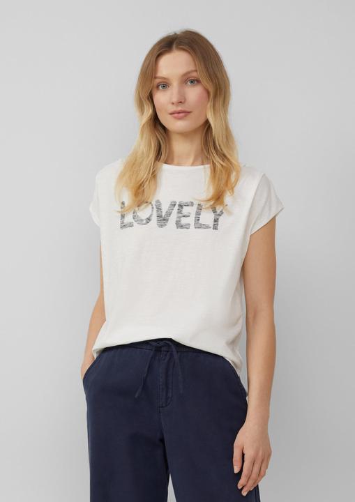 Actual product image S.Oliver T-Shirt Ärmelloses T-Shirt im Relaxed Fit mit Frontprint (34)