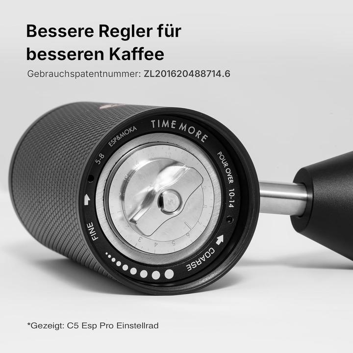Actual product image Timemore Handkaffeemühle C5 ESP Pro mit Präzisionsverstellung