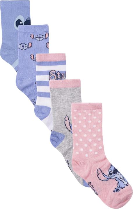 Immagine prodotto Disney Unisex Kids Stitch 5er Pack Socken, bunt, 35-38 (Confezione da 5 pezzi, 35 - 38)