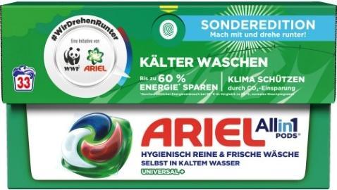 Ariel All in 1 Pods (33 Waschgänge, Waschpulver)