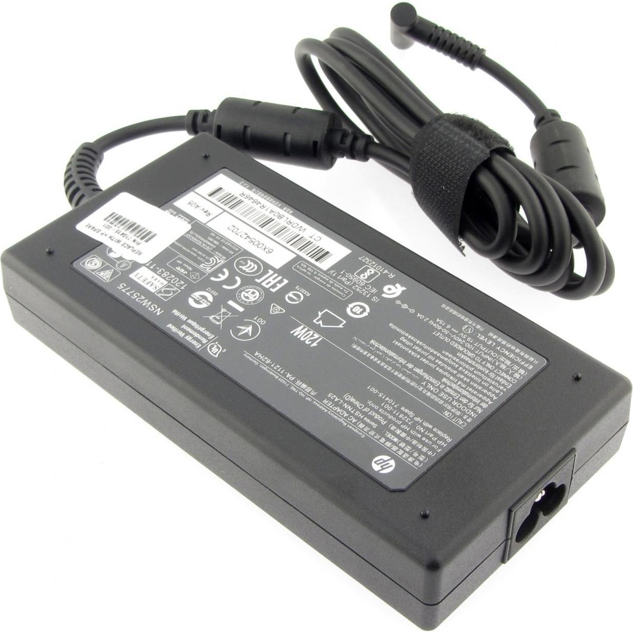 Thumbnail - HP Slim Netzteil Wechselstrom 100-240 V (120 W), Notebook Netzteil, Schwarz