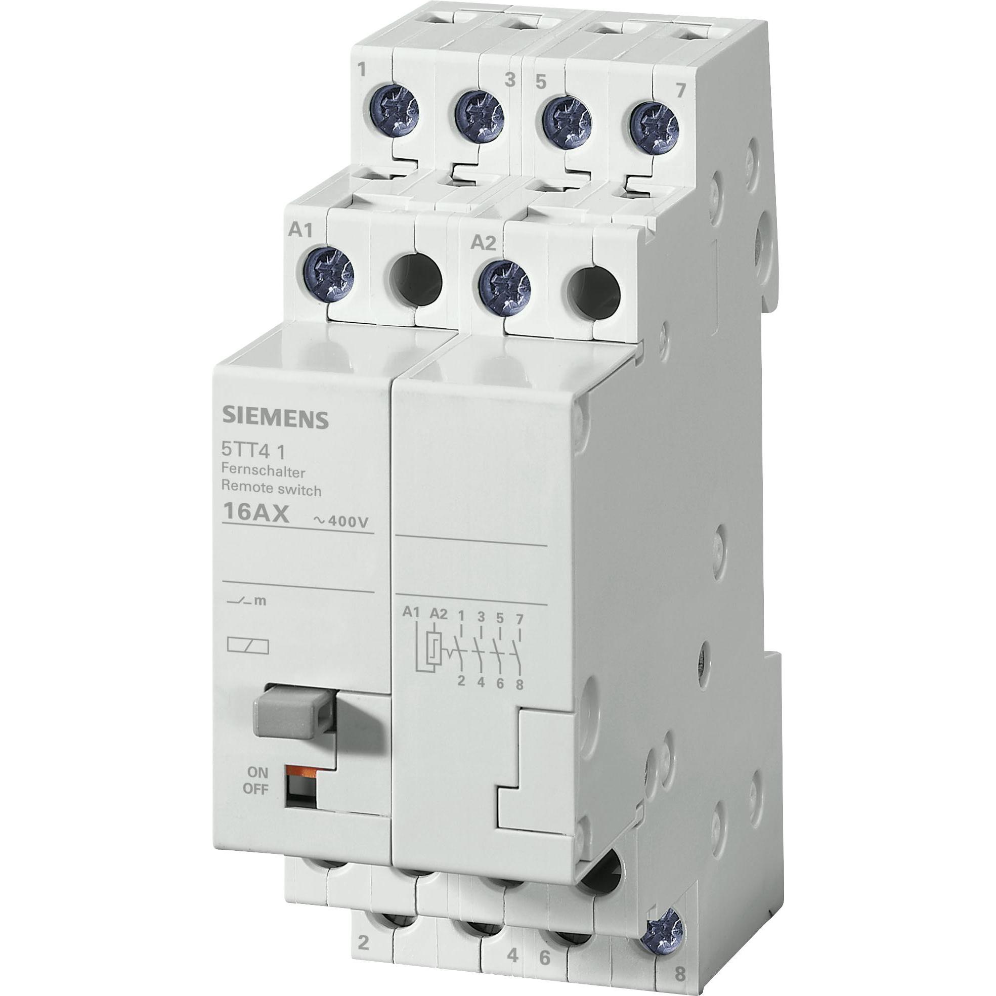 Siemens Siemensn 5TT4104-0 Interruttore Remoto Con 4 Contatti Na Contatto Per 5TT41040, Relais