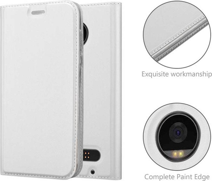 Actual product image Cadorabo Book Classy Style Cover (Motorola Moto Z2 Play)