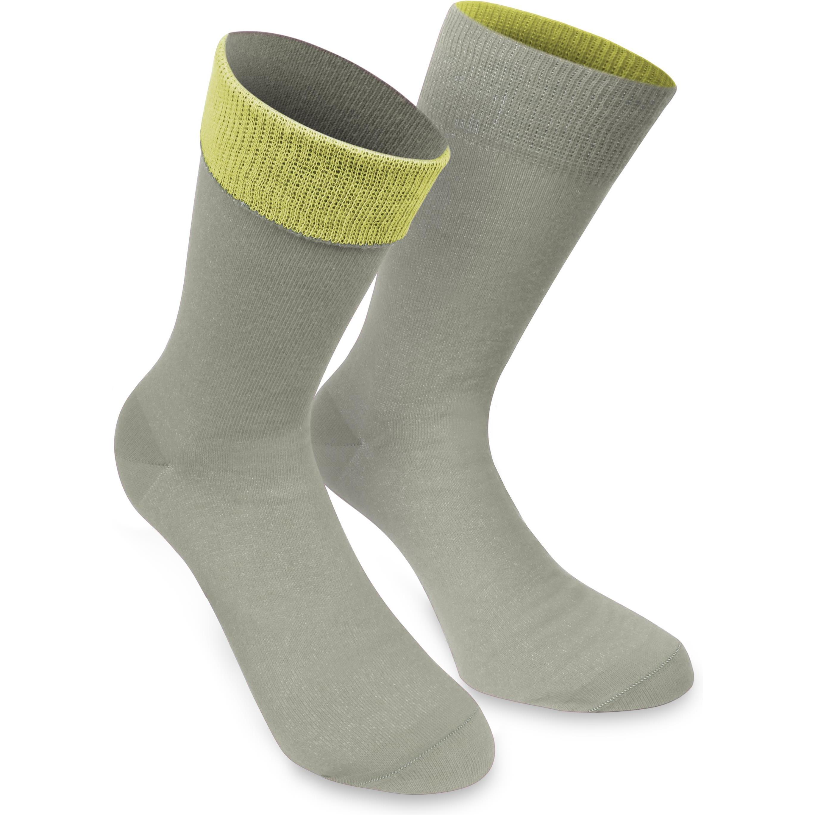 Thumbnail - Normani, Herren, Socken, 1 Paar Socken Bi-Color, Silber, (Einzelpack, 43 - 46)
