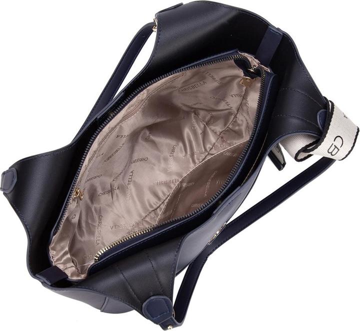 Immagine prodotto Chrisbella Damen Schultertasche - Modell Lumina Chic - 100% Polyurethan - 37.0 X 12.0 X 29.0 Cm