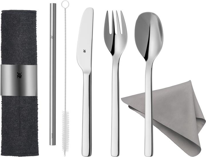 WMF Besteckset Outdoor Reisebesteck my2Go 8-teilig Campingbesteck mit Etui