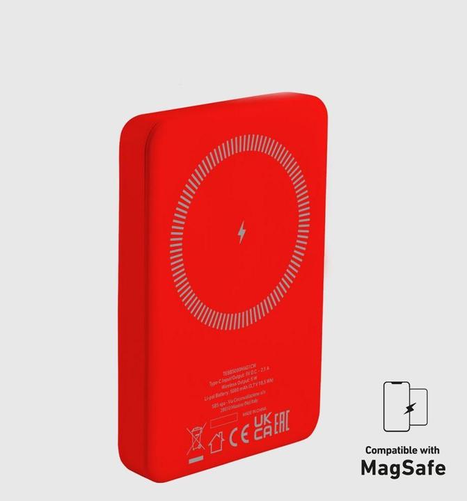 Produktbild SBS 5000 mAh kabellose magnetische Powerbank (5000 mAh, 5 W, 18.50 Wh)