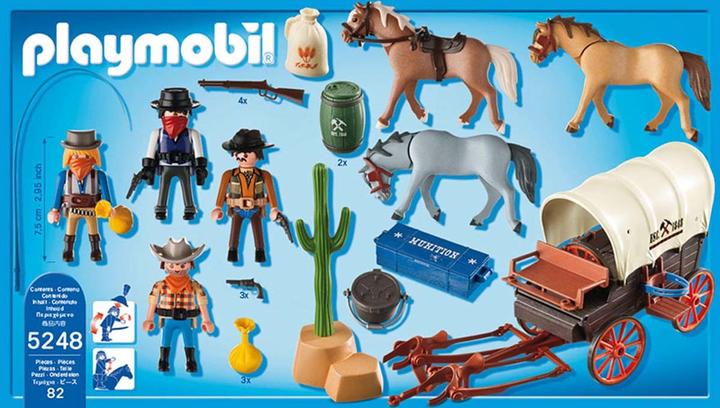 Produktbild Playmobil Planwagen mit Überfall (5248)